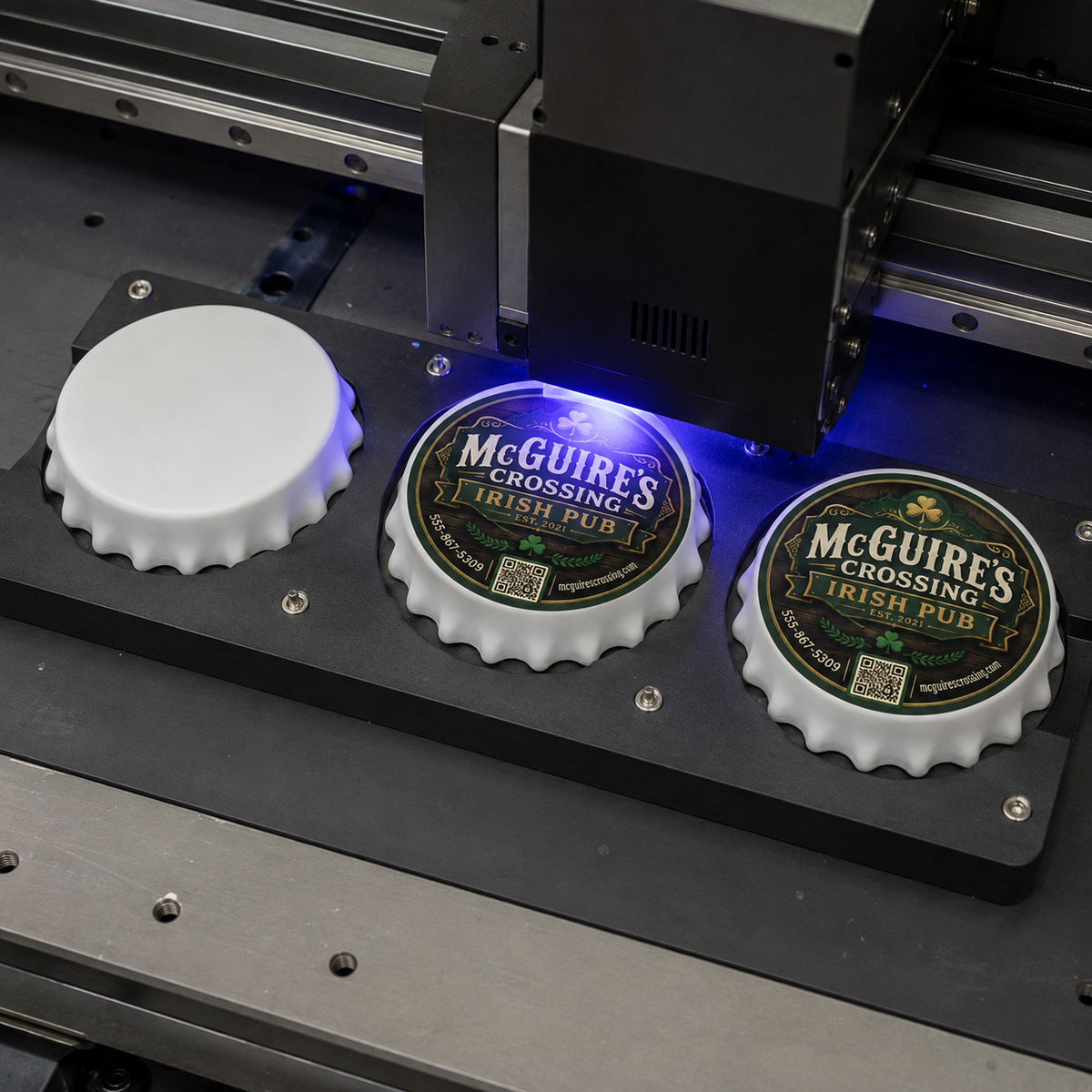 Custom Pub Bottle Opener Magnets