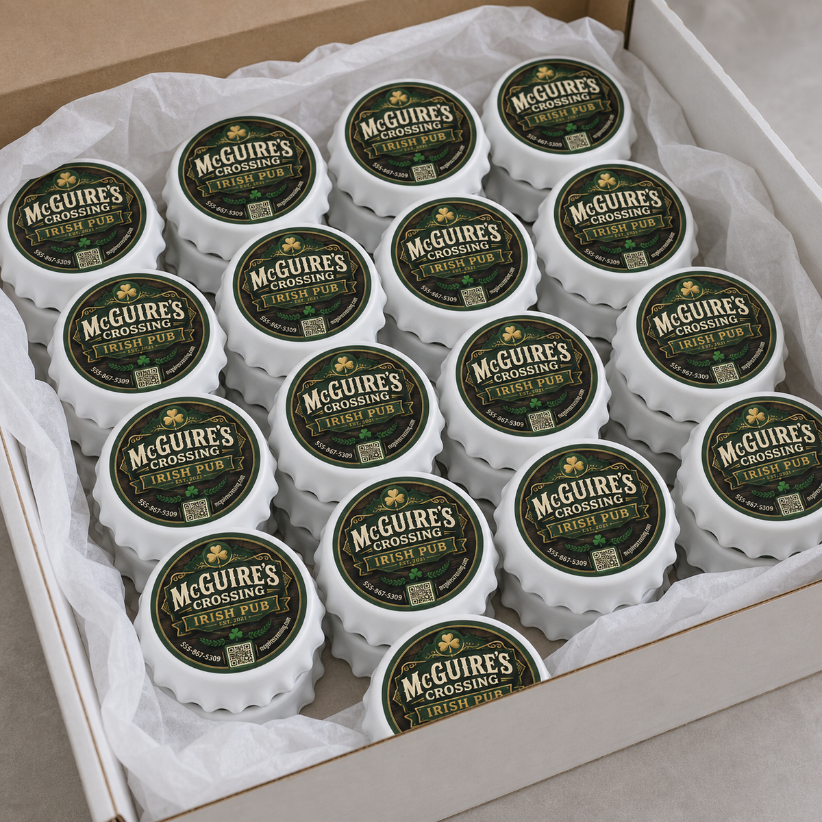 Custom Pub Bottle Opener Magnets