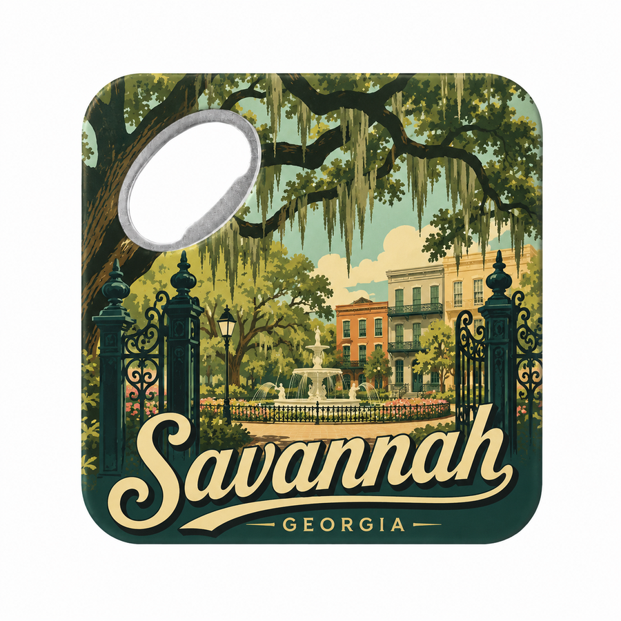 Savannah Bottle Opener Magnet