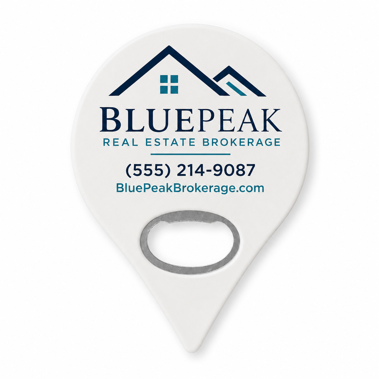Custom Real Estate Brokerage Logo Bottle Opener Magnets