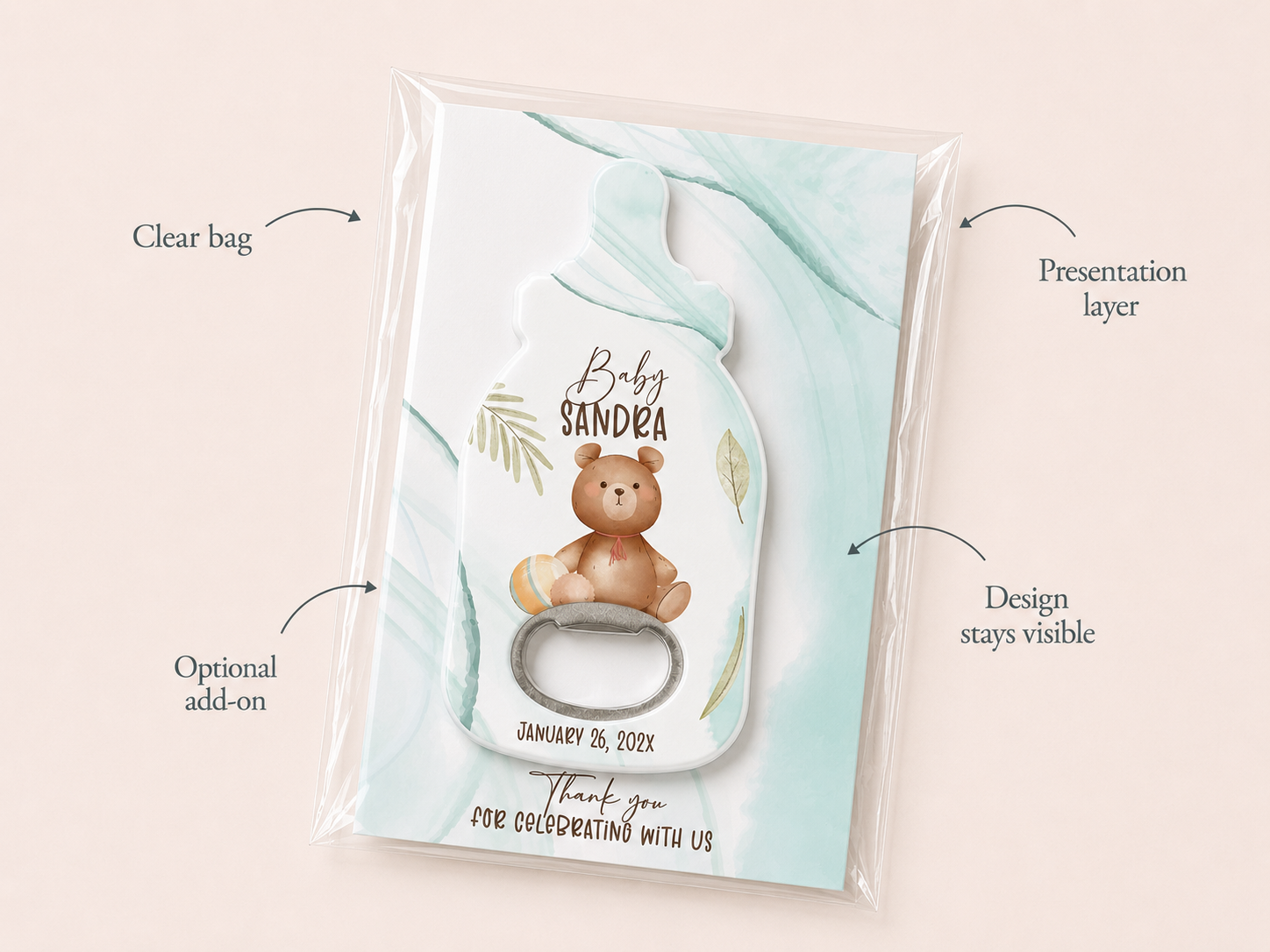 Clear plastic bag