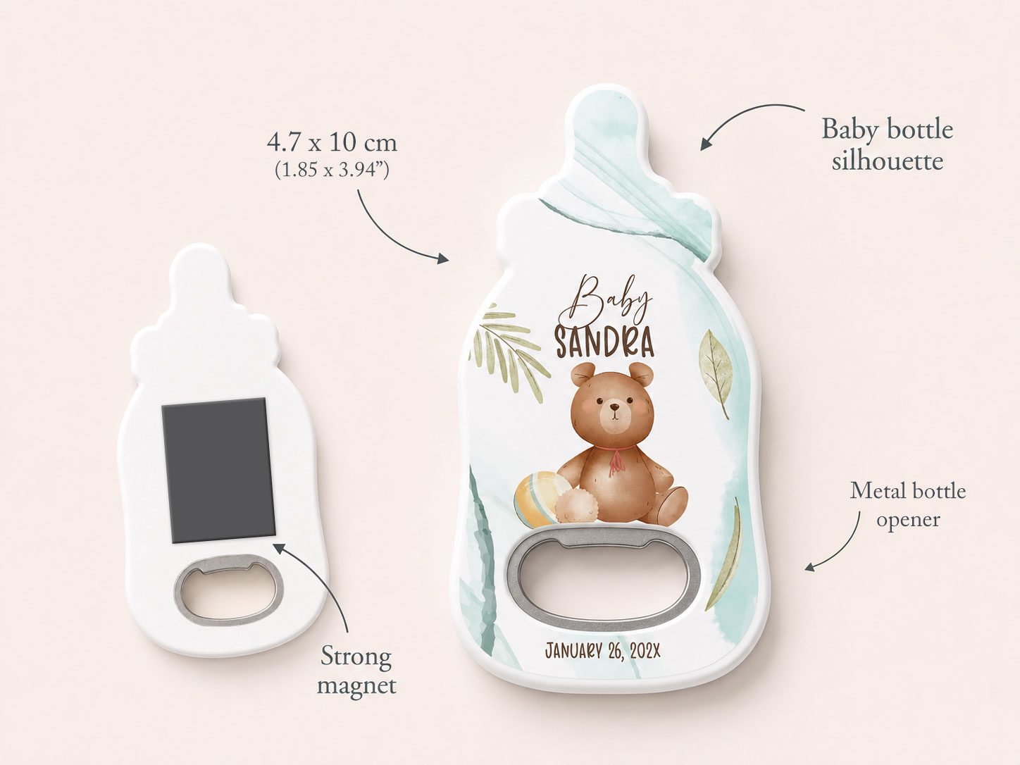 Personalized magnet opener