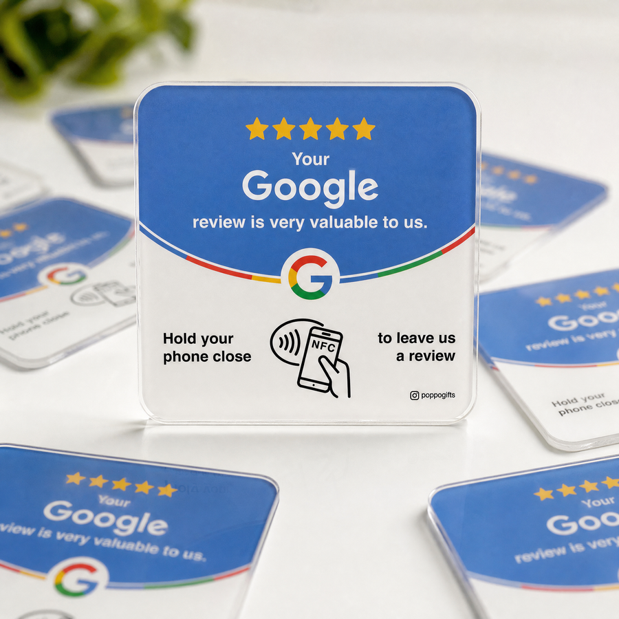 NFC Review & Social Media Cards