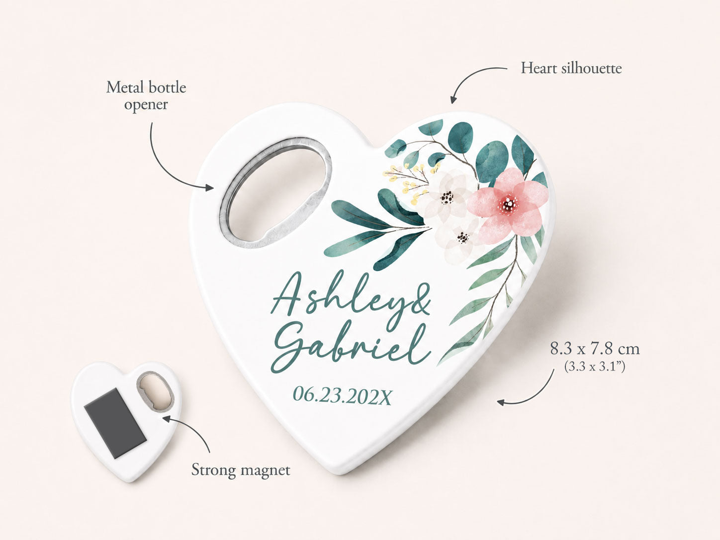 Personalized magnet opener