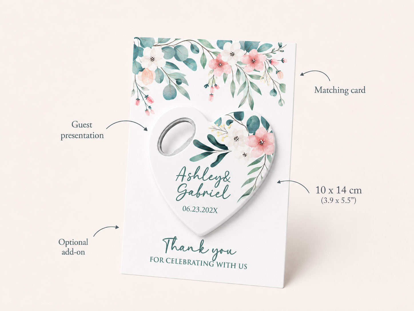 Matching background card