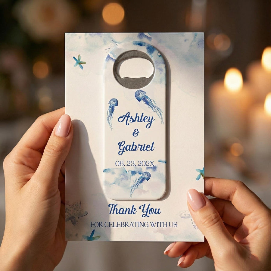 Jellyfish Bottle Opener Wedding Favors