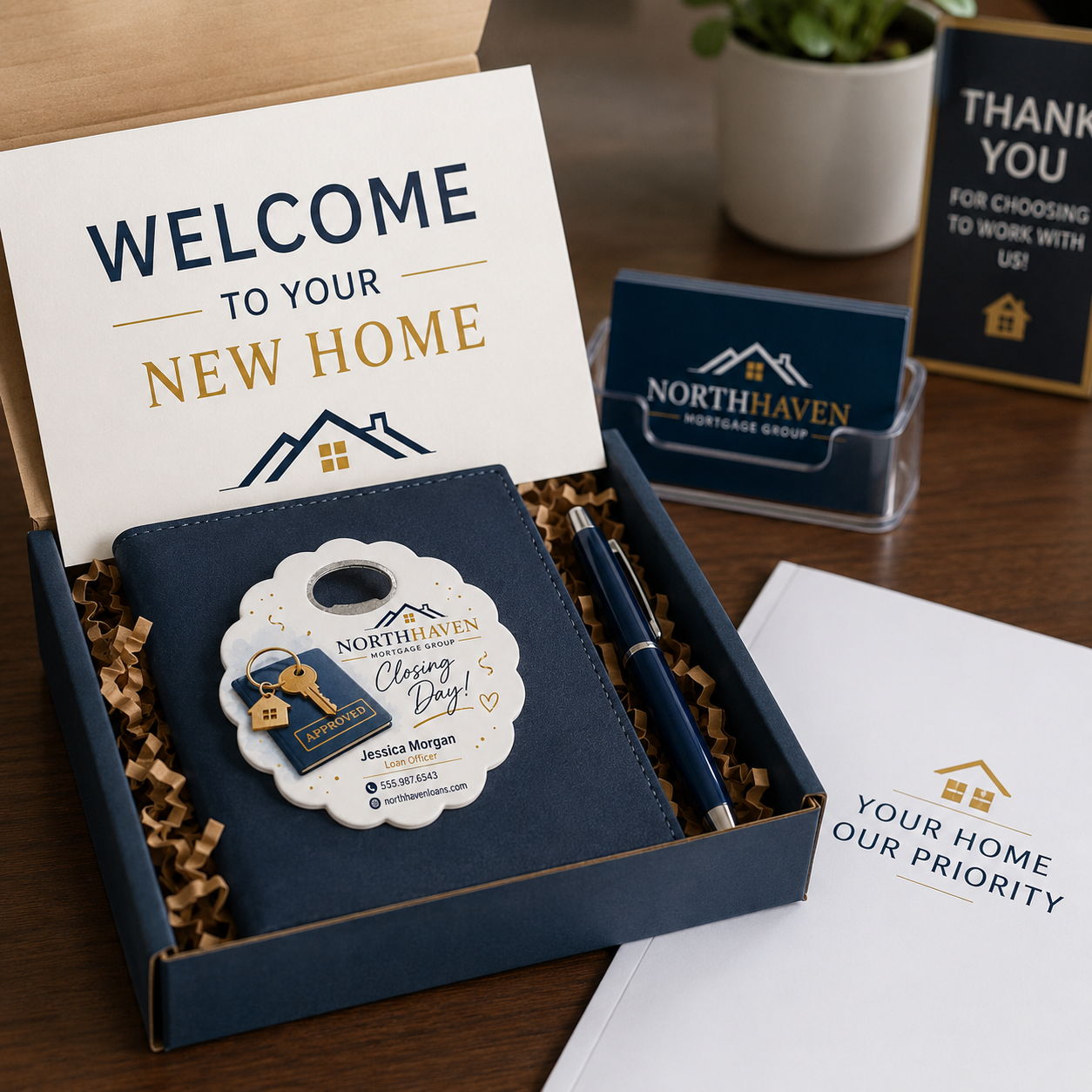 Mortgage Broker Closing Bottle Opener Magnets – promotional use scene