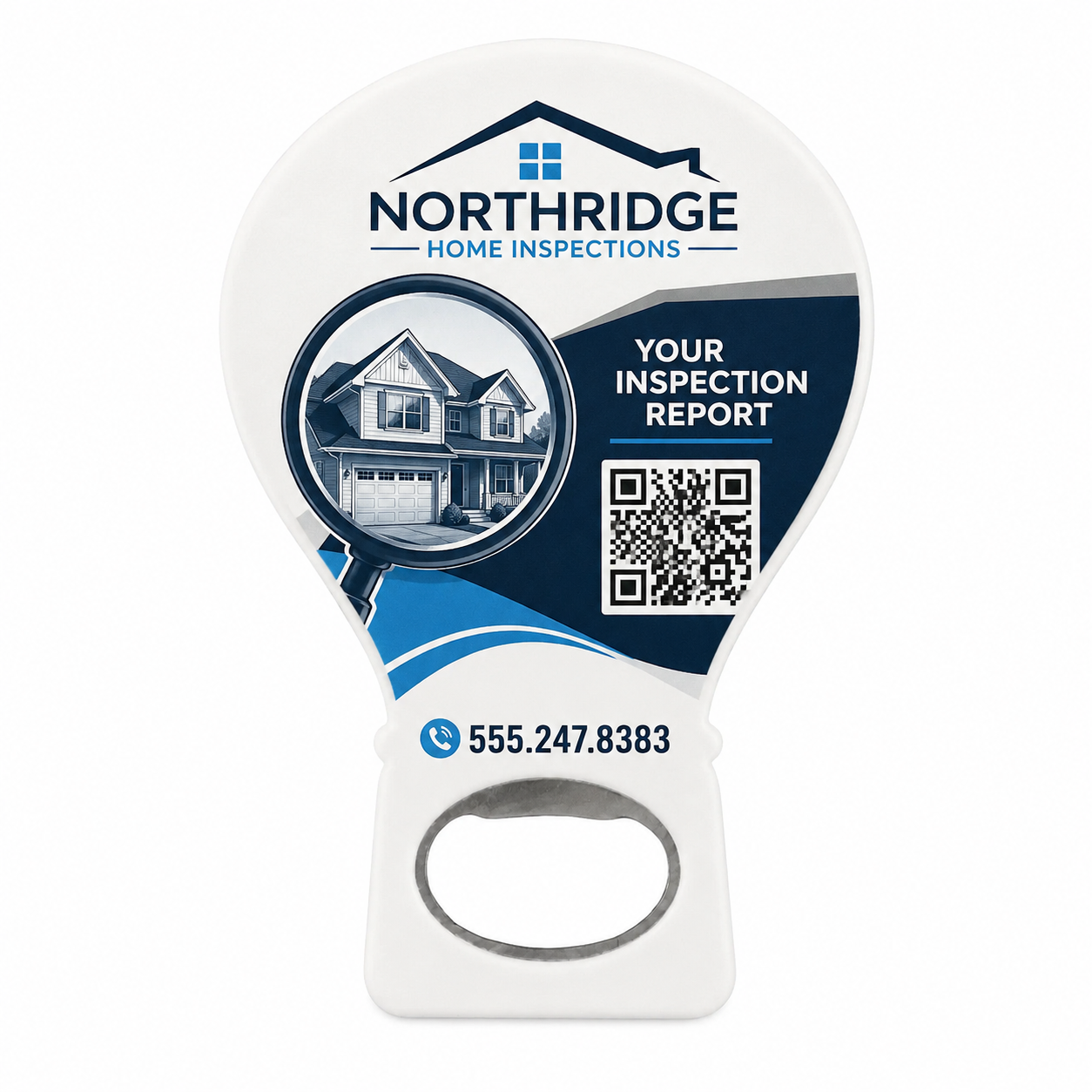 Home Inspector Bottle Opener Magnets – main product view