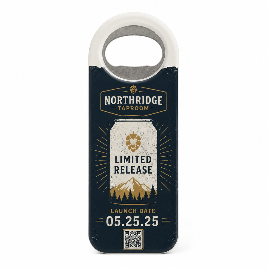 Taproom Beer Release Bottle Opener Magnets – main product view