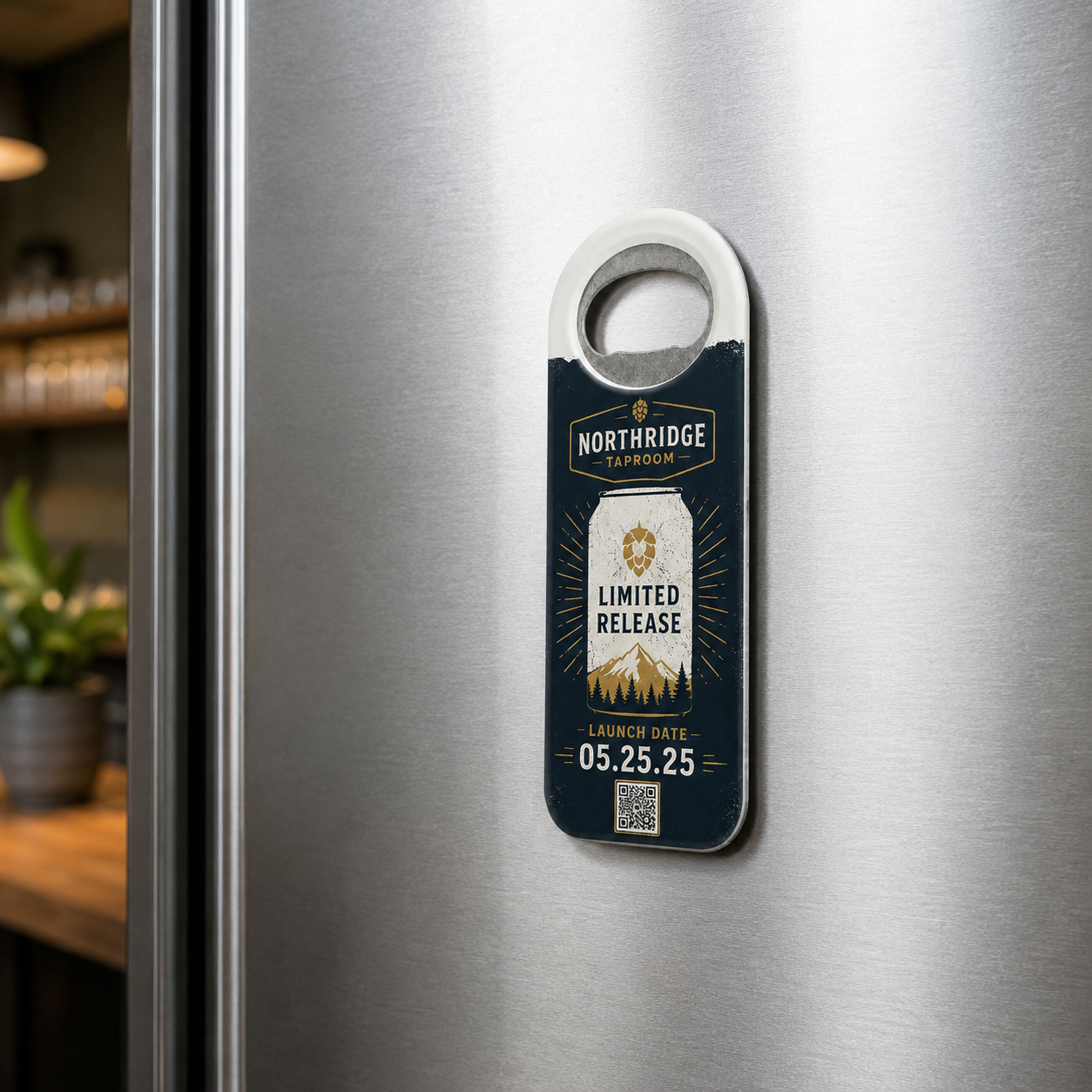 Taproom Beer Release Bottle Opener Magnets – magnetic use on a metal surface