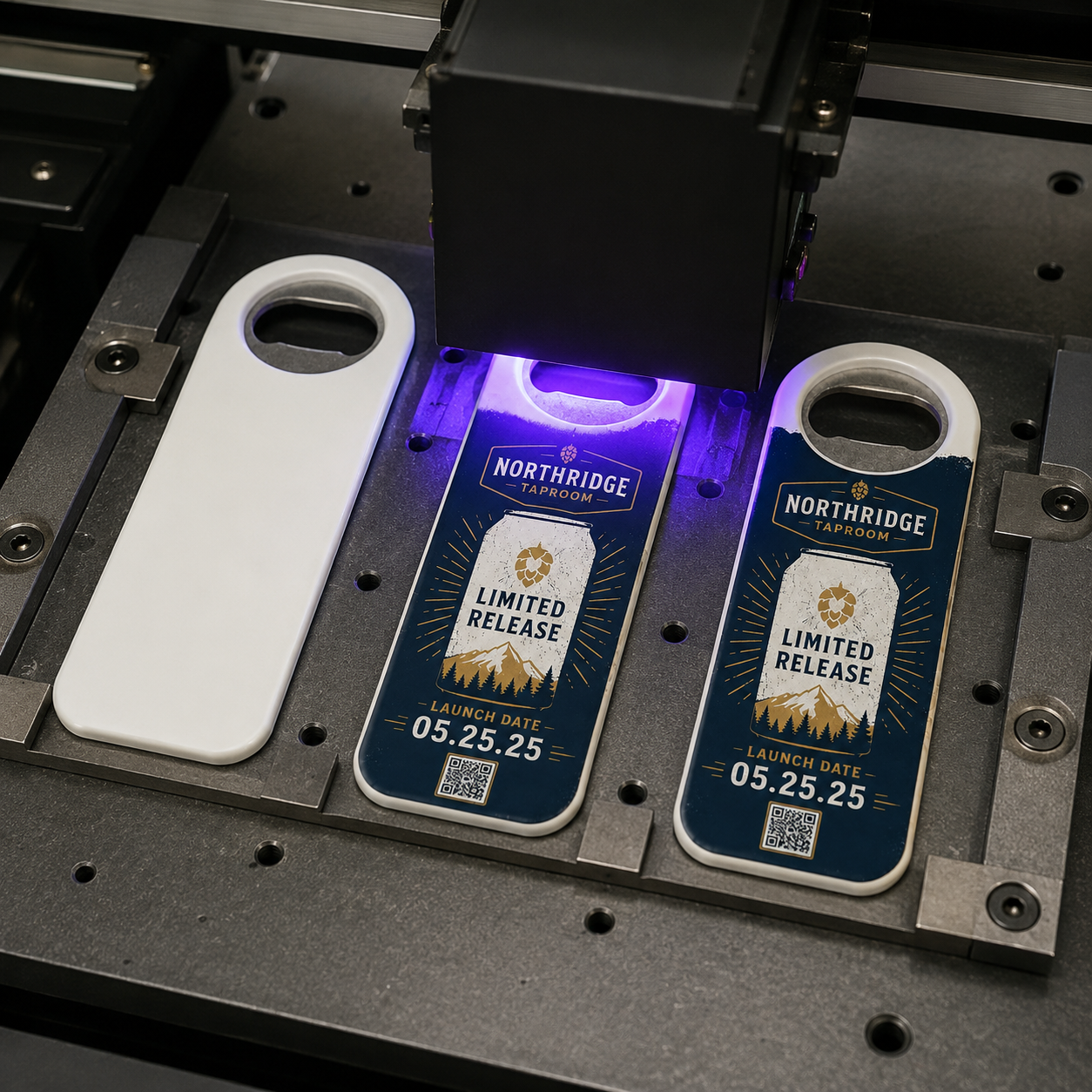 Taproom Beer Release Bottle Opener Magnets – UV printing process
