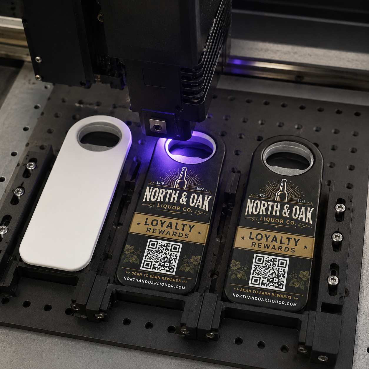 Liquor Store Bottle Opener Magnets – UV printing process