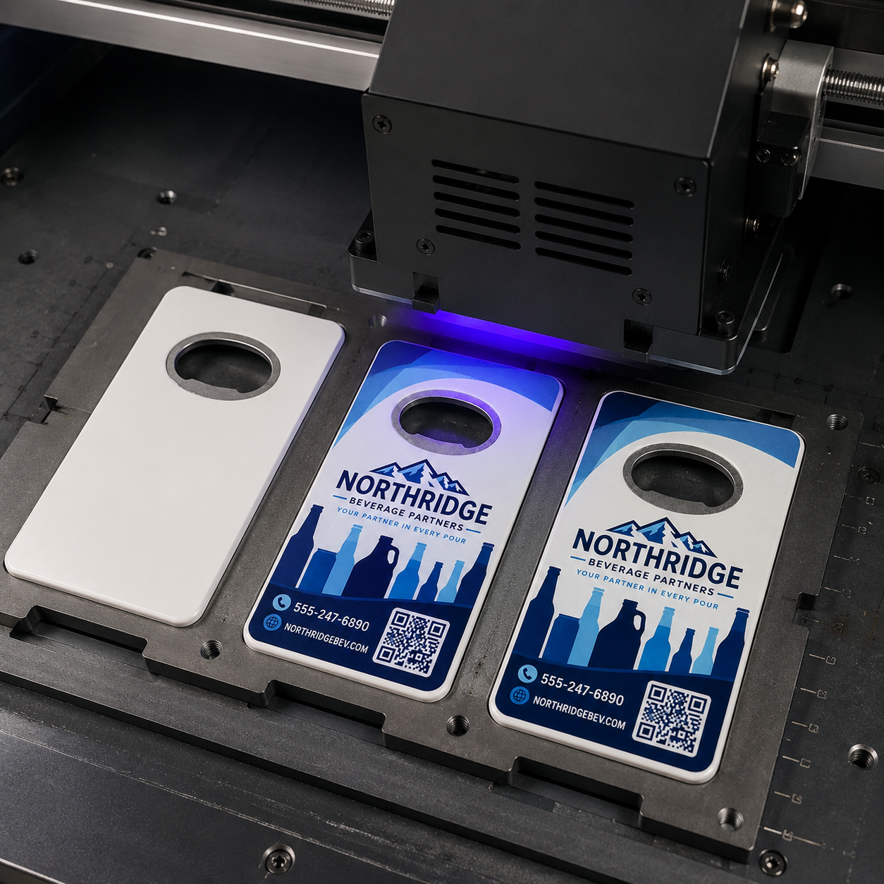 Beverage Distributor Bottle Opener Magnets – UV printing process