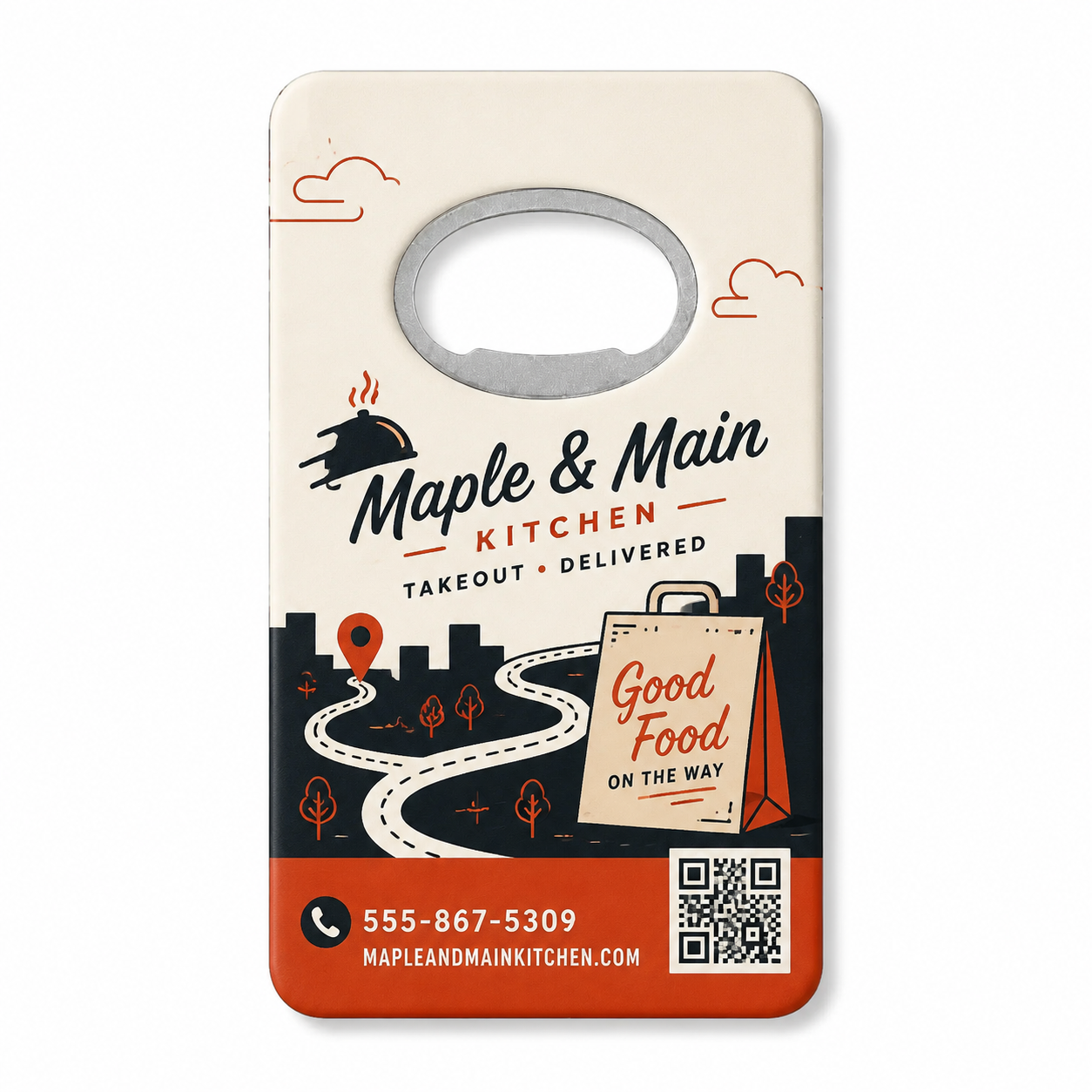 Takeout Order Bottle Opener Magnets – main product view