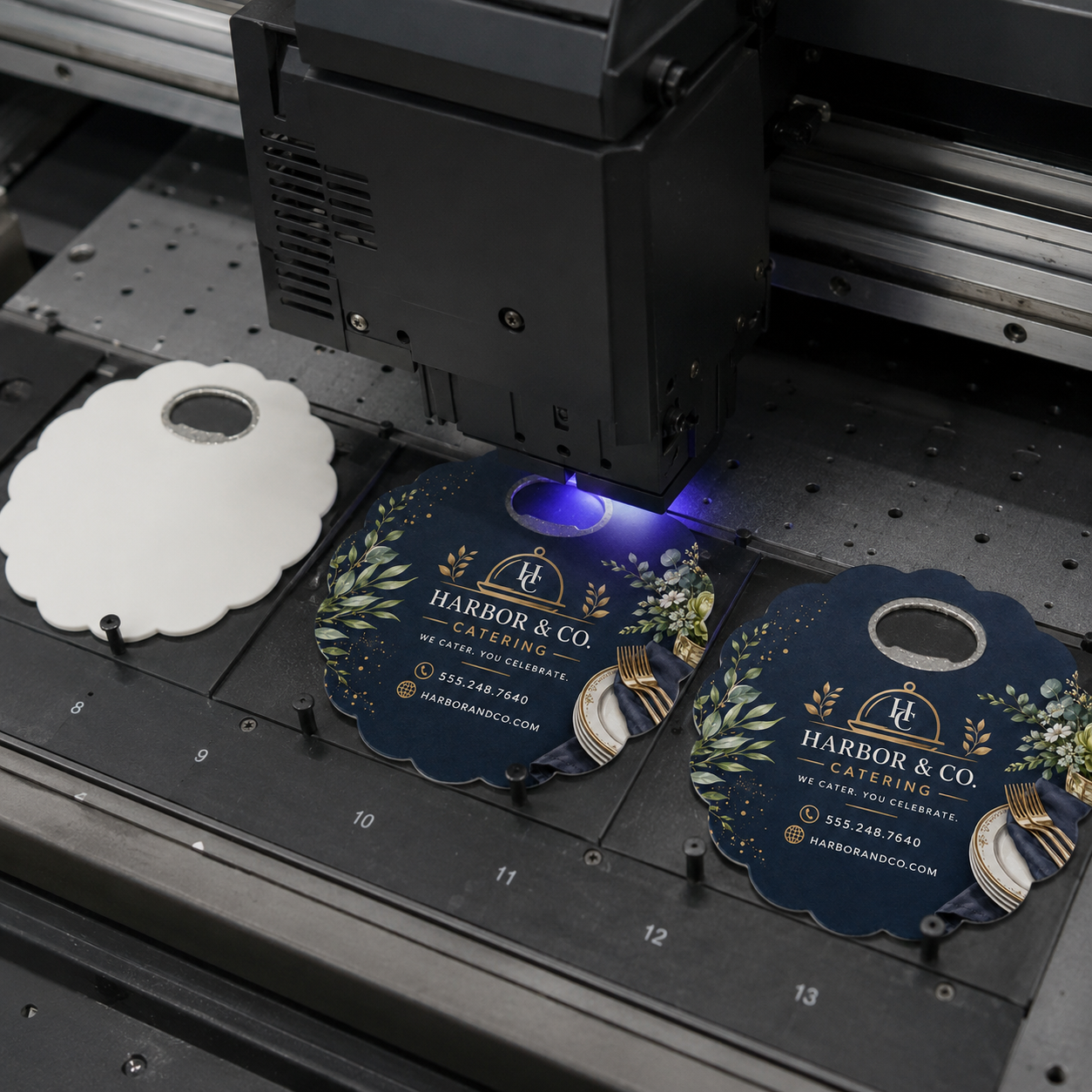 Catering Bottle Opener Magnets – UV printing process