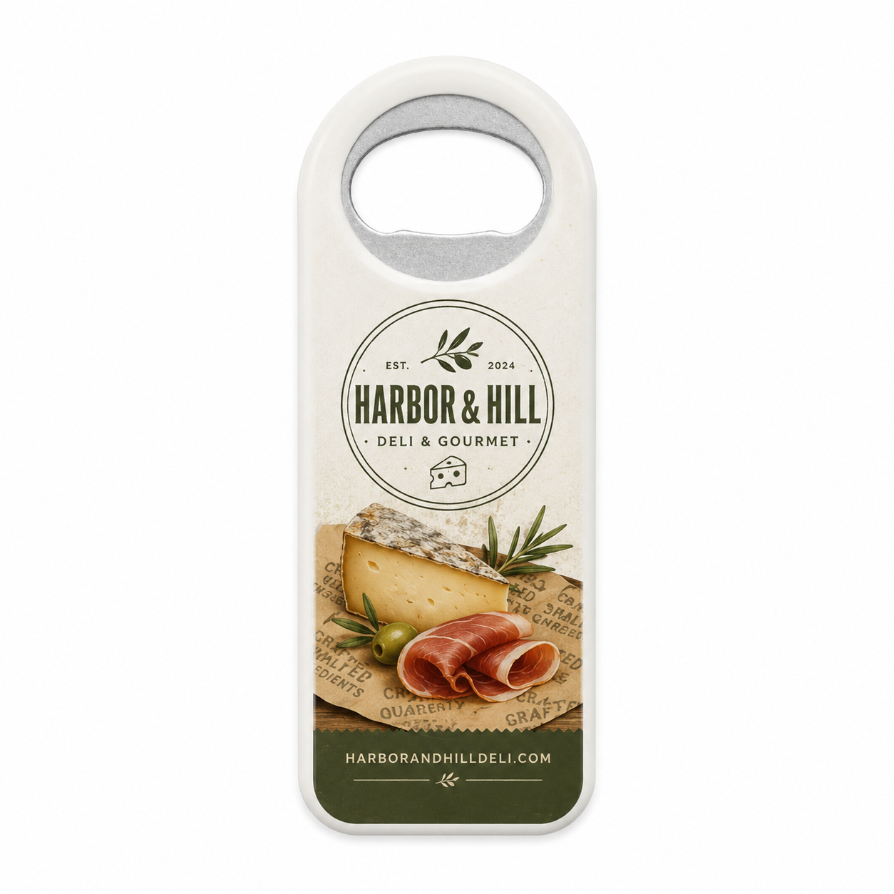 Gourmet Food Shop Bottle Opener Magnets – main product view