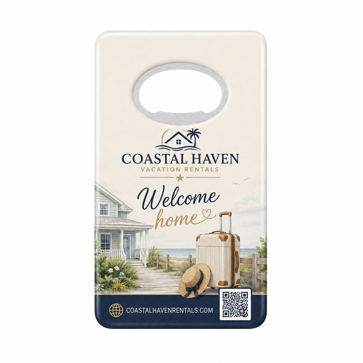 Vacation Rental Welcome Bottle Opener Magnets – main product view