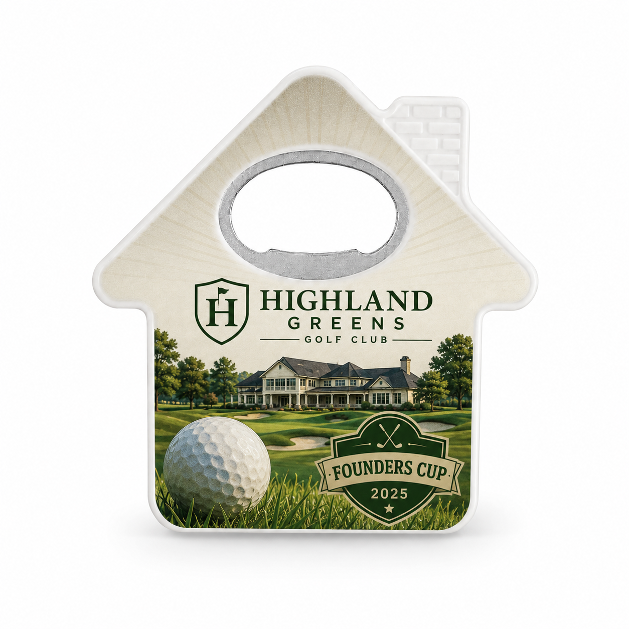 Golf Club Bottle Opener Magnets – main product view