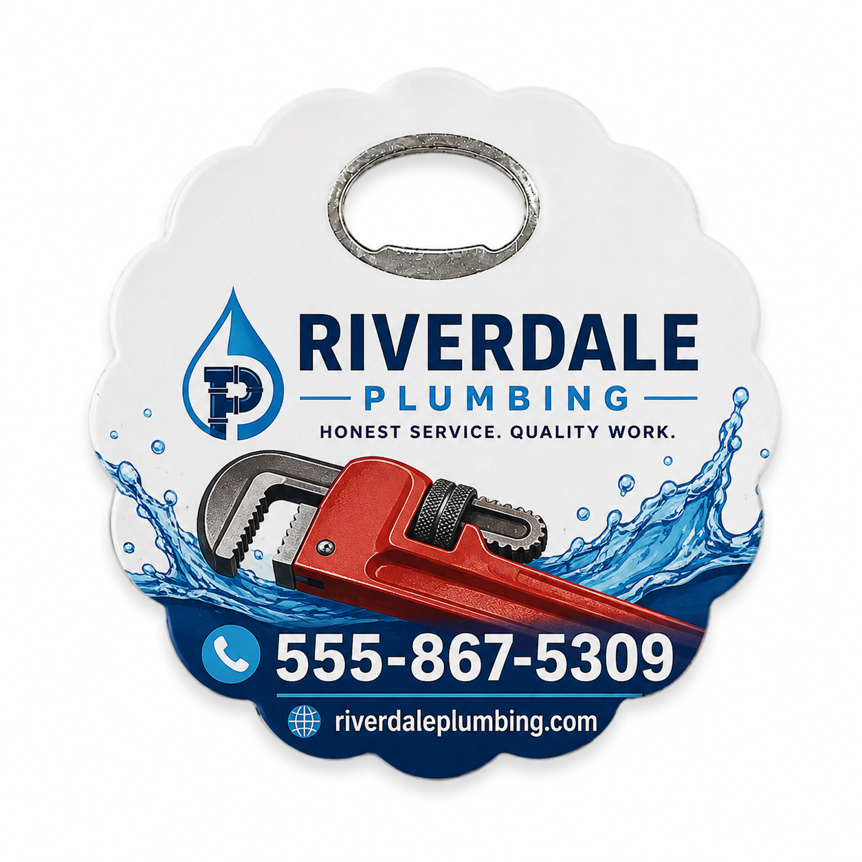 Plumber Bottle Opener Magnets – main product view