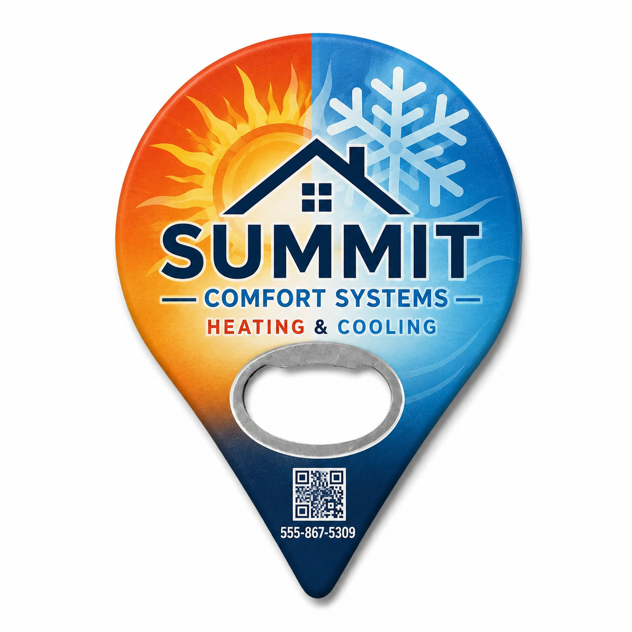 HVAC Bottle Opener Magnets – main product view