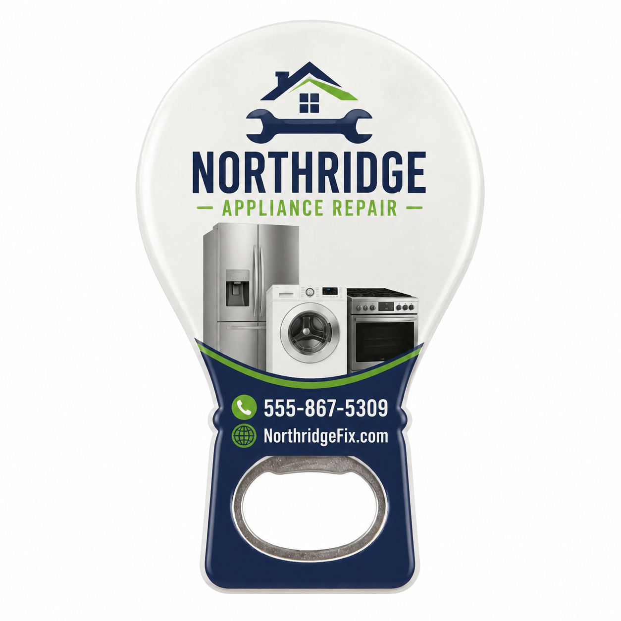 Appliance Repair Bottle Opener Magnets – main product view