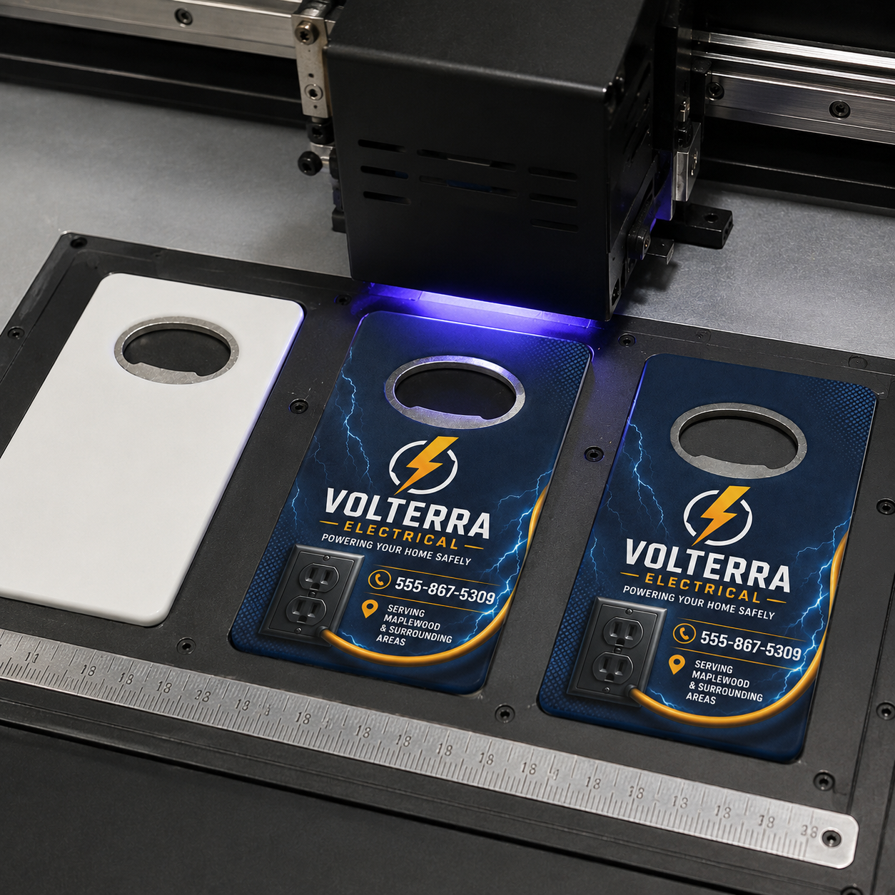 Electrician Bottle Opener Magnets – UV printing process