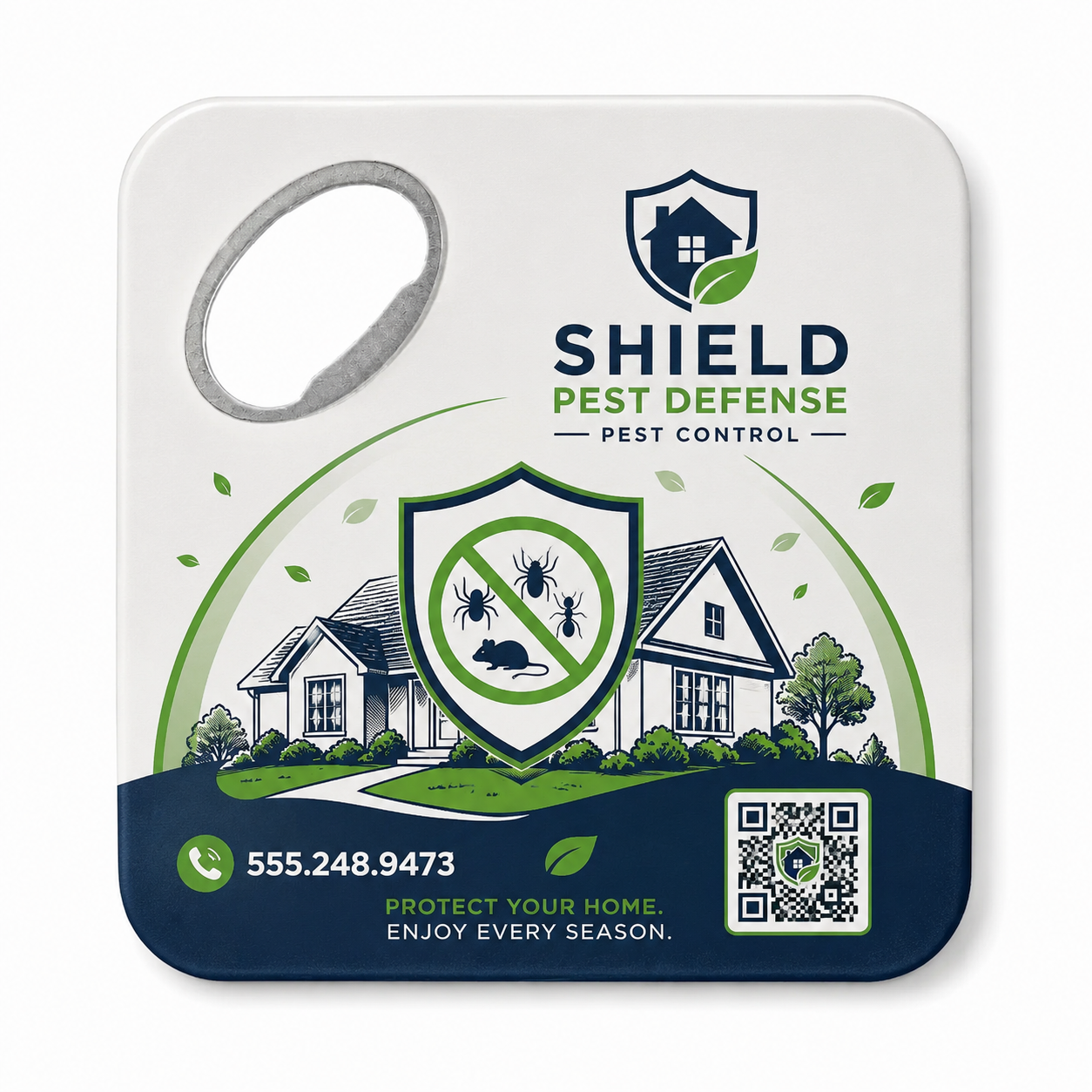 Pest Control Bottle Opener Magnets – main product view