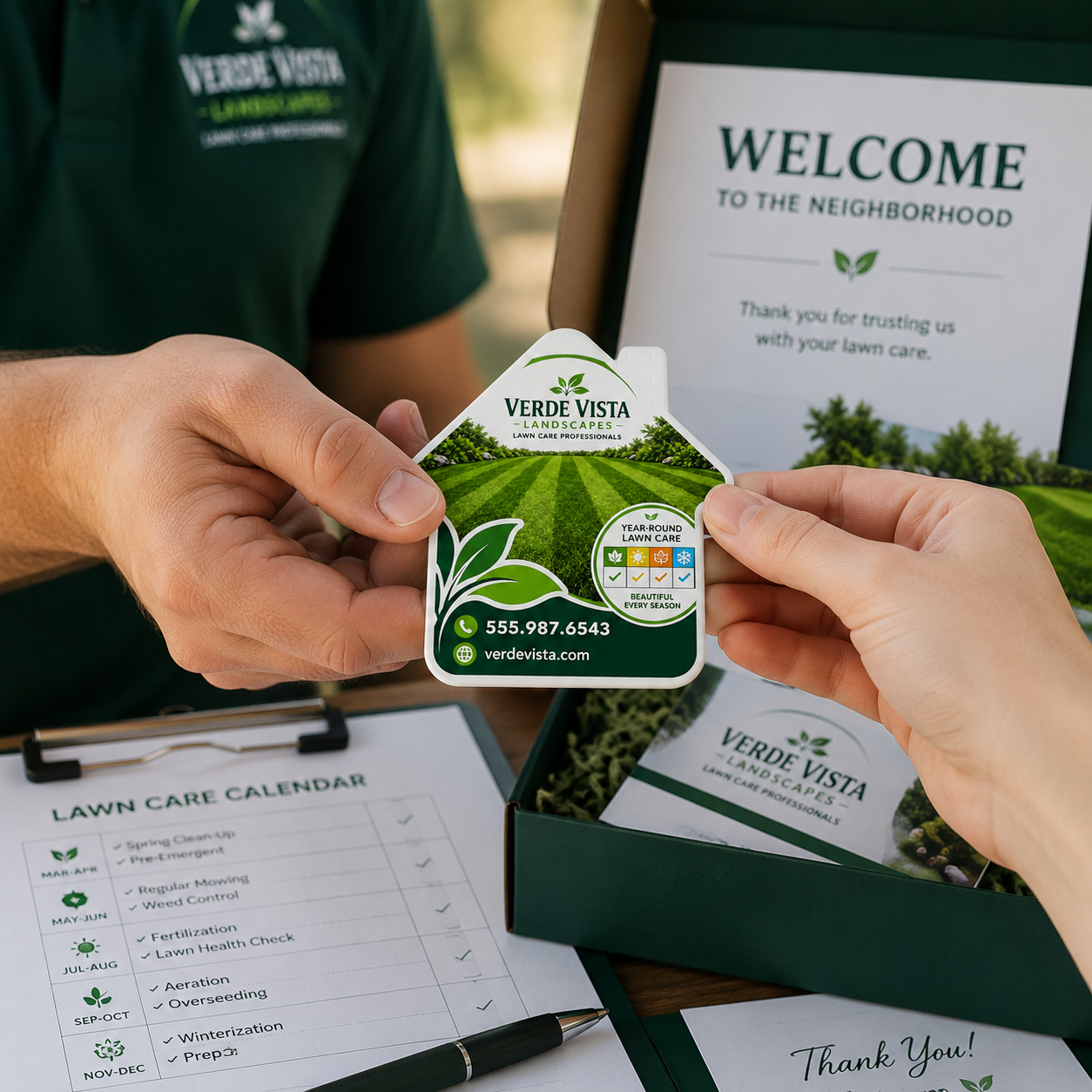 Landscaping Bottle Opener Magnets – promotional use scene