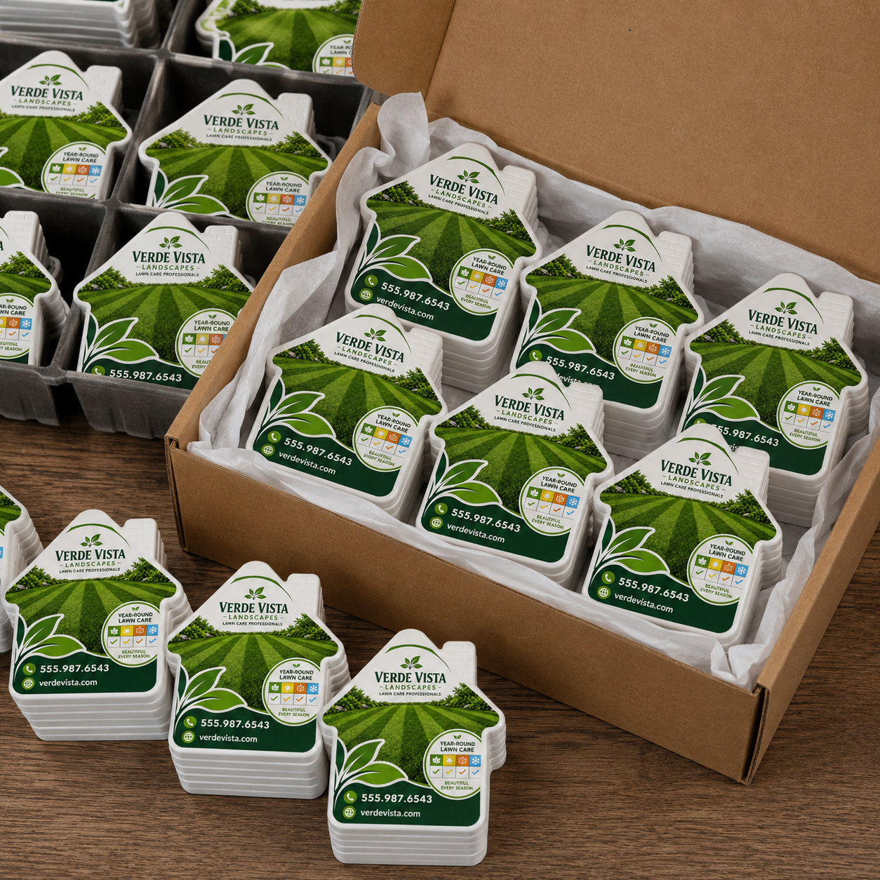 Landscaping Bottle Opener Magnets – bulk order presentation