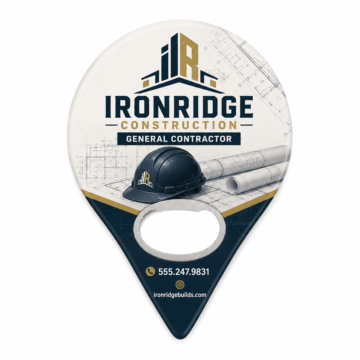 Contractor Bottle Opener Magnets – main product view