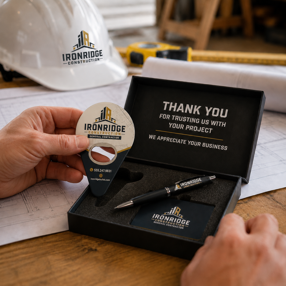 Contractor Bottle Opener Magnets