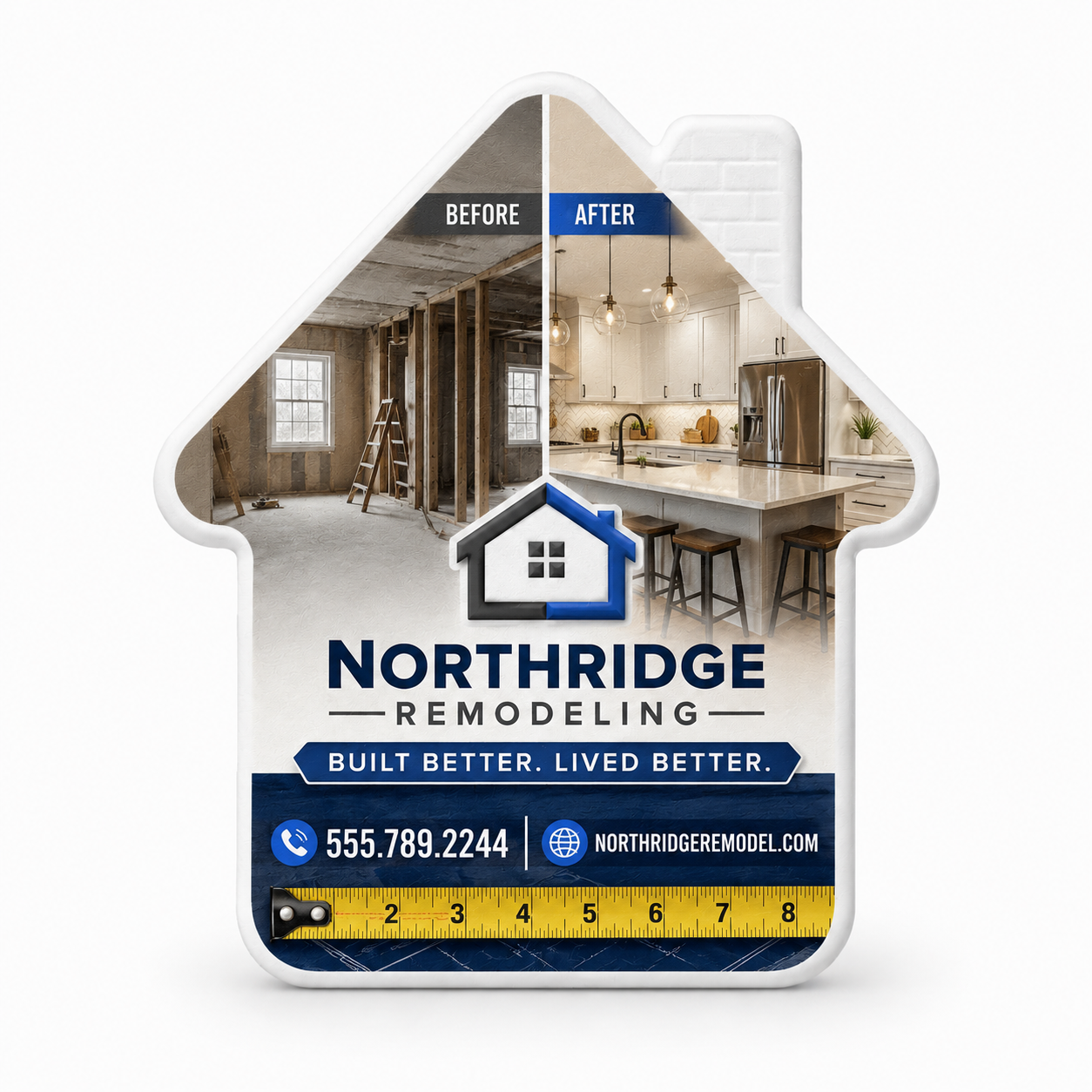 Remodeling Company Bottle Opener Magnets – main product view
