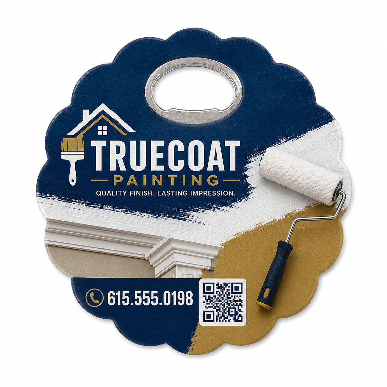 Painting Company Bottle Opener Magnets – main product view