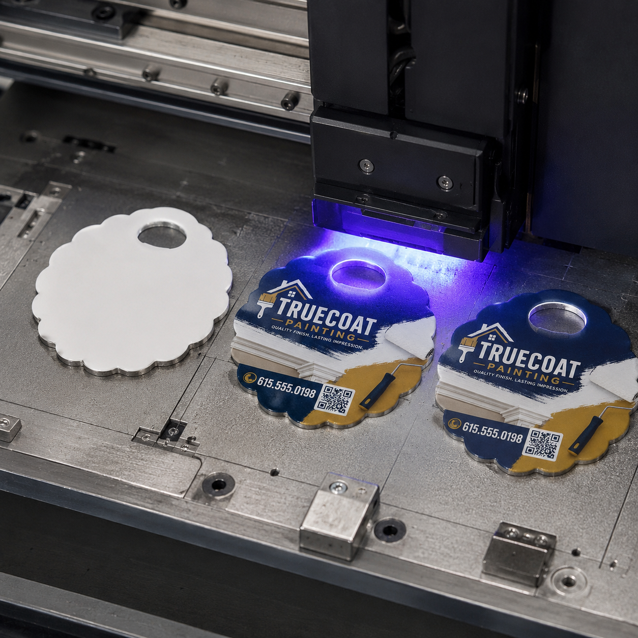 Painting Company Bottle Opener Magnets – UV printing process