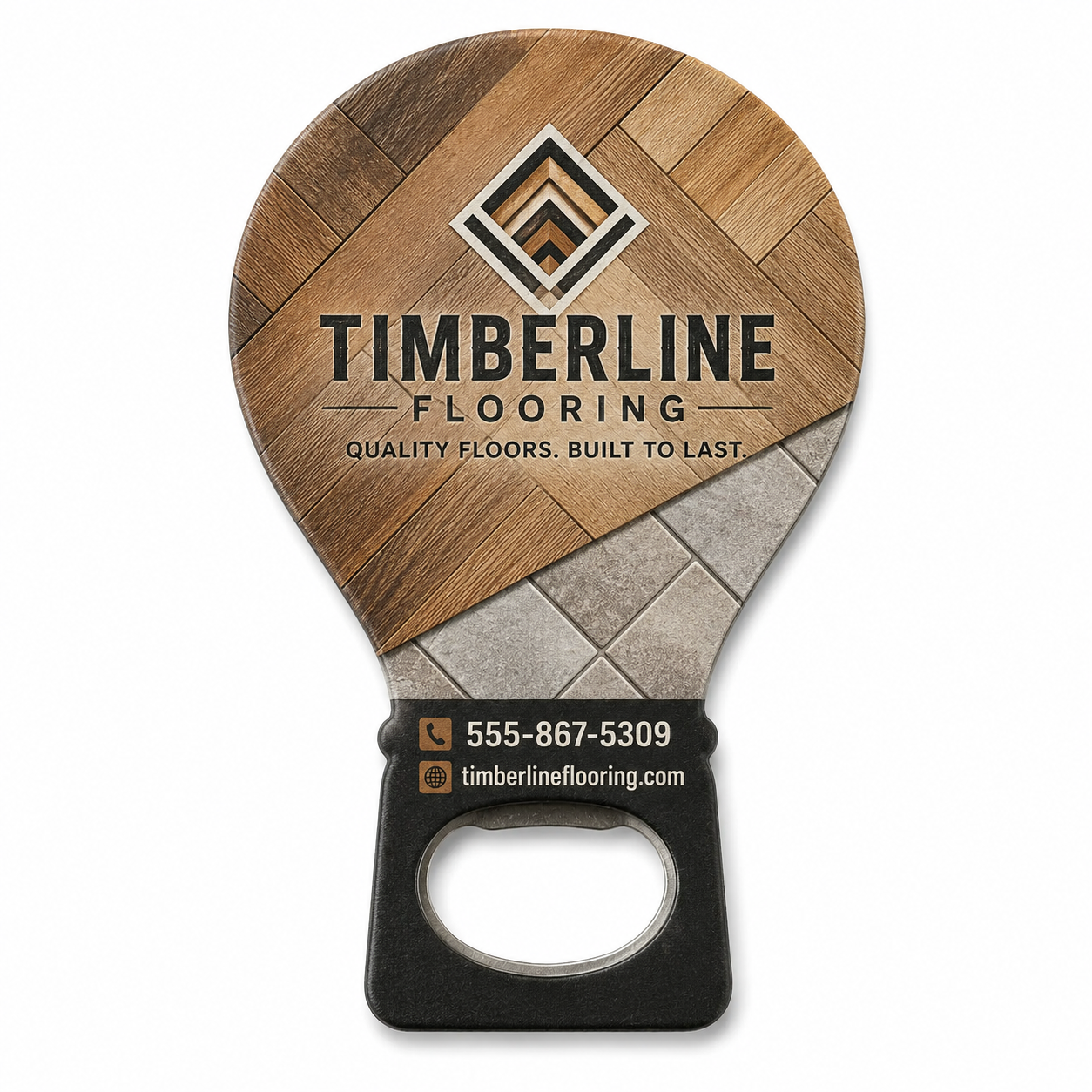 Flooring Company Bottle Opener Magnets – main product view