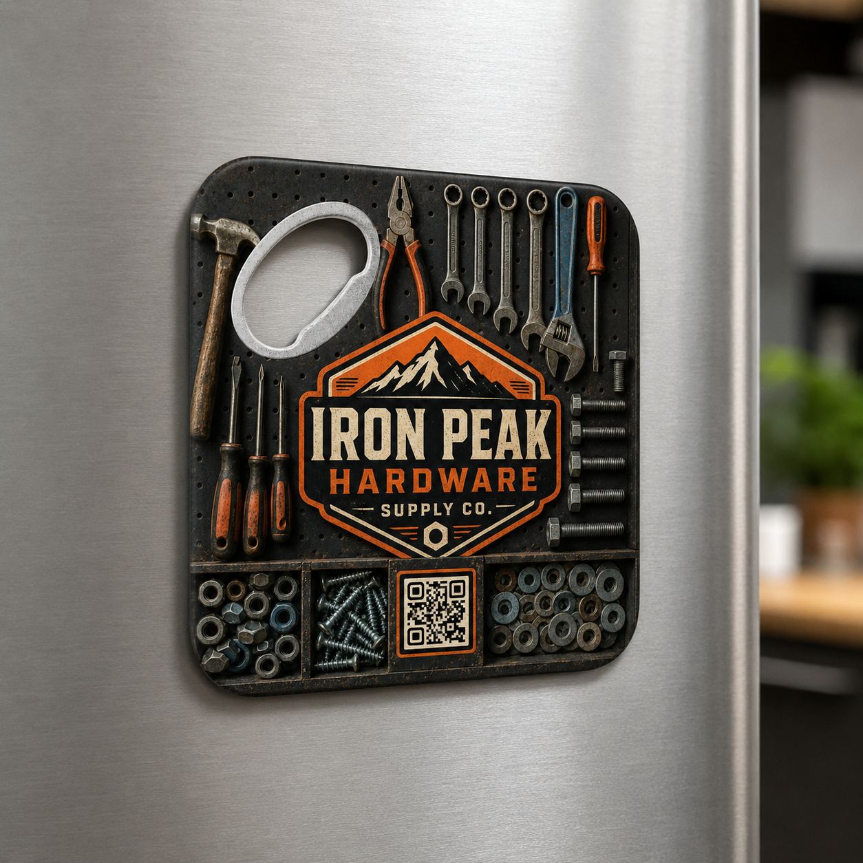 Hardware Store Bottle Opener Magnets – magnetic use on a metal surface