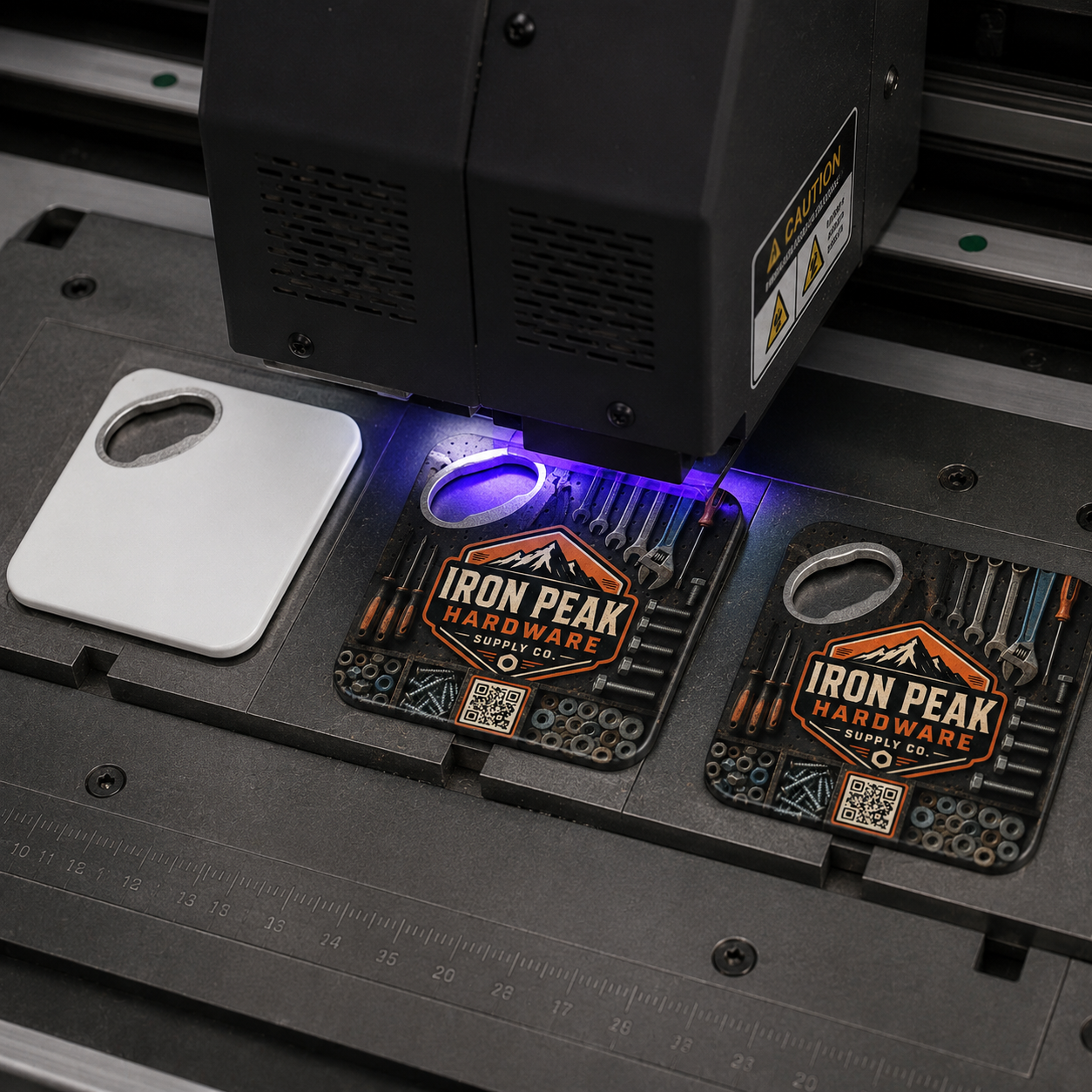 Hardware Store Bottle Opener Magnets – UV printing process