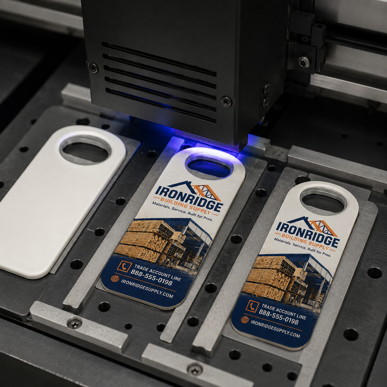 Building Supplier Bottle Opener Magnets – UV printing process