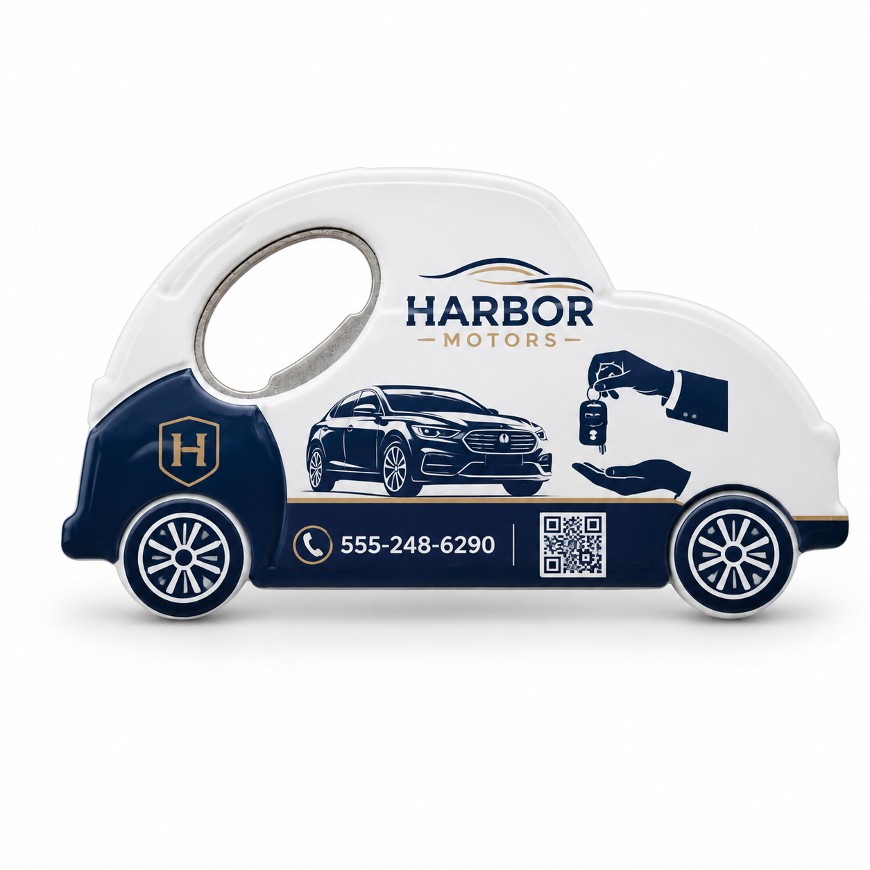 Car Dealership Bottle Opener Magnets – main product view