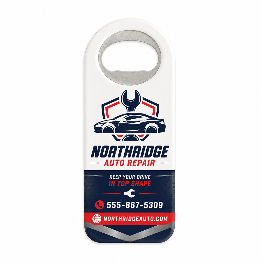 Auto Repair Bottle Opener Magnets – main product view