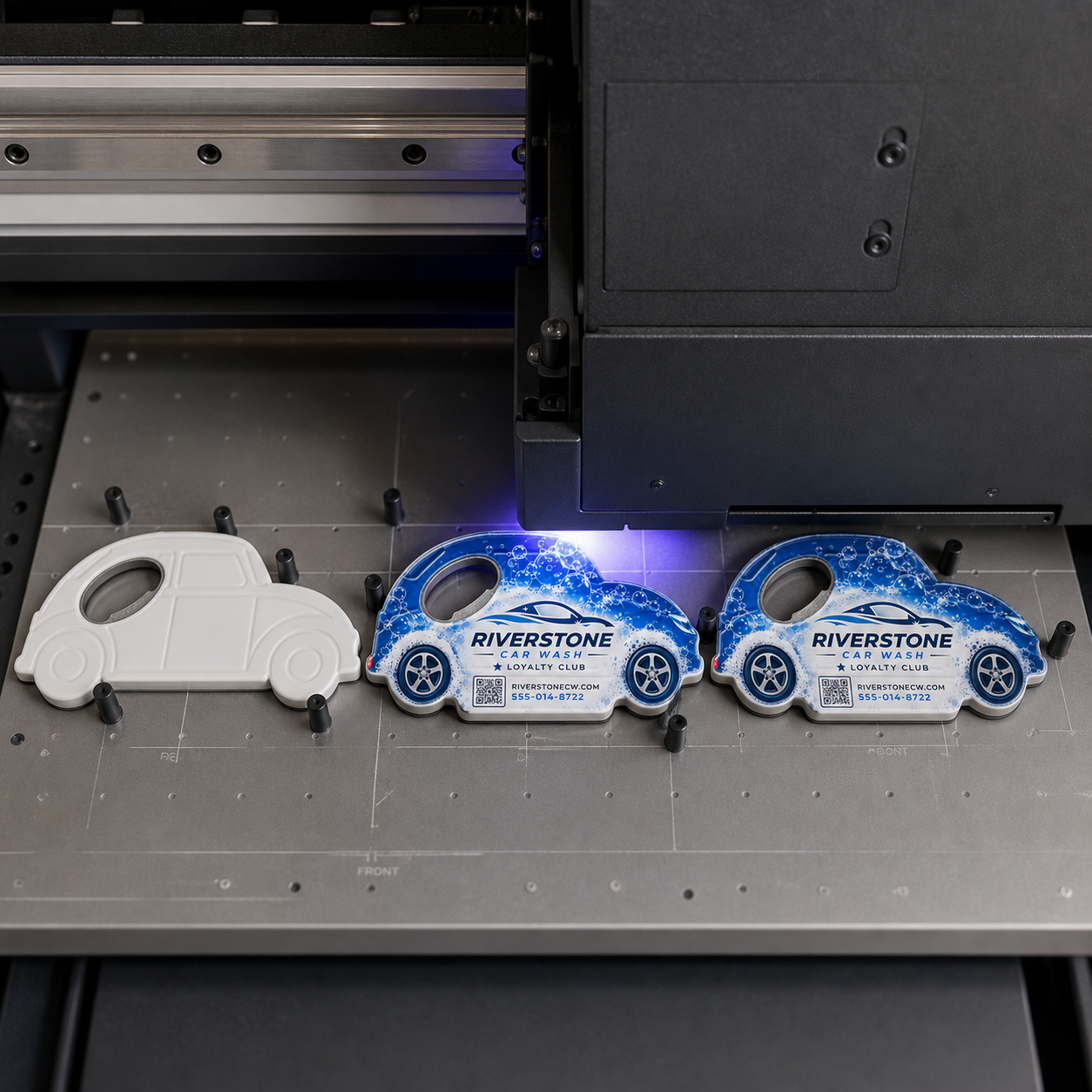 Car Wash Bottle Opener Magnets – UV printing process