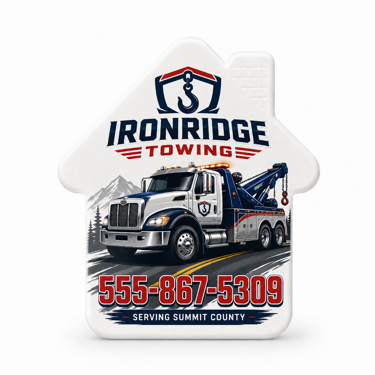 Towing Company Bottle Opener Magnets – main product view