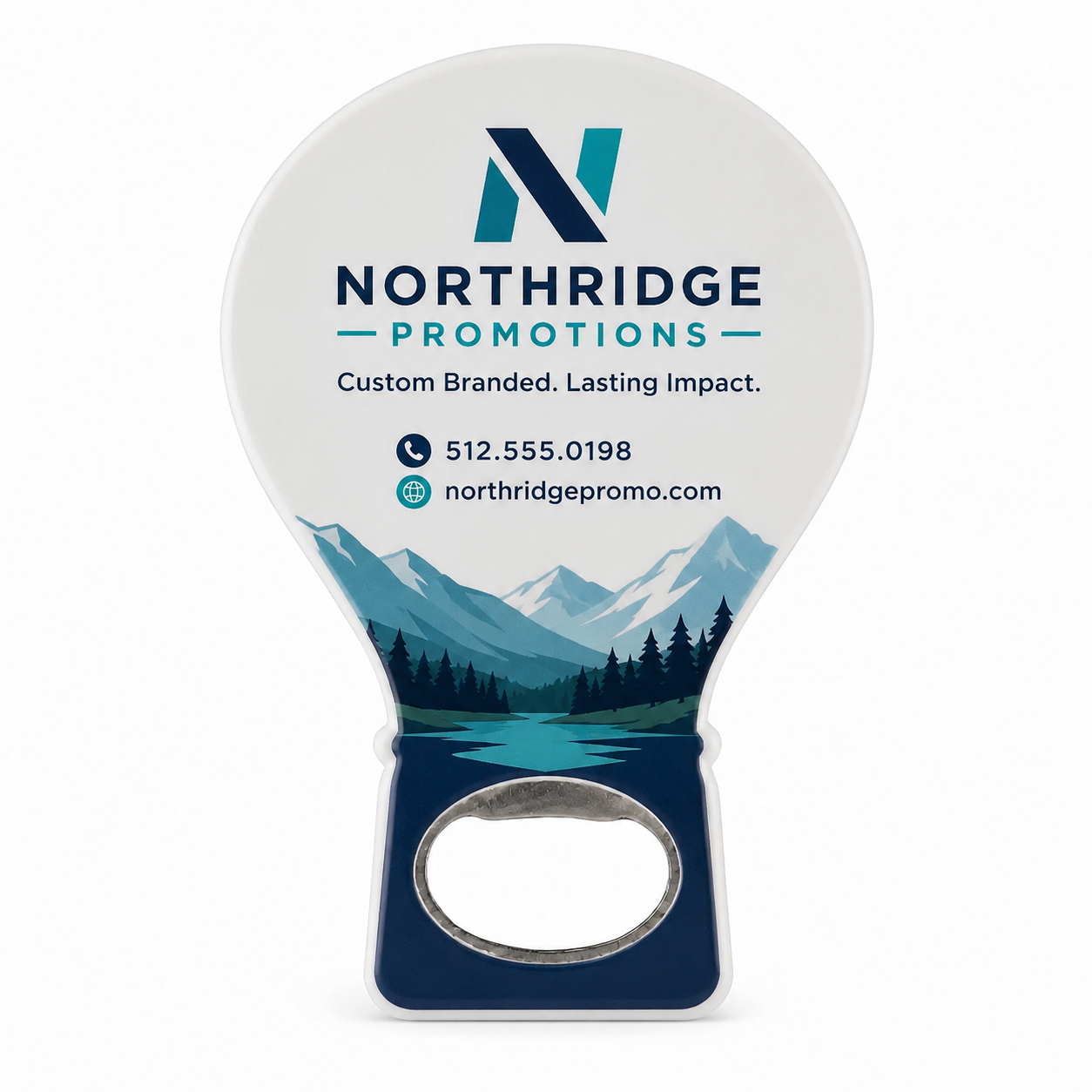 Wholesale Custom Logo Bottle Opener Magnets – main product view