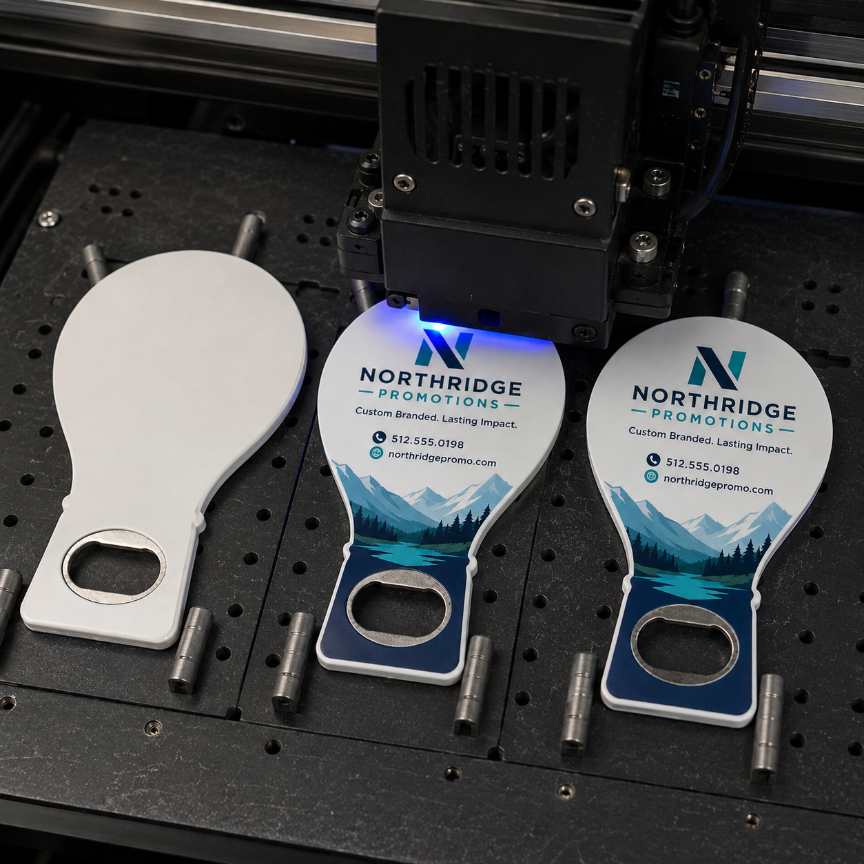 Wholesale Custom Logo Bottle Opener Magnets – UV printing process