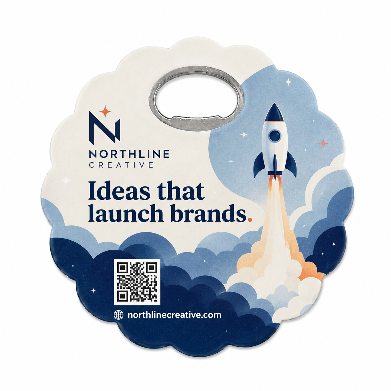 Marketing Agency Bottle Opener Magnets – main product view