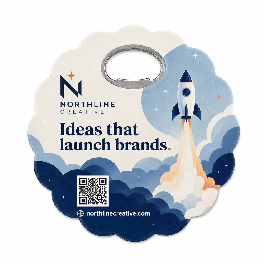 Marketing Agency Bottle Opener Magnets – main product view