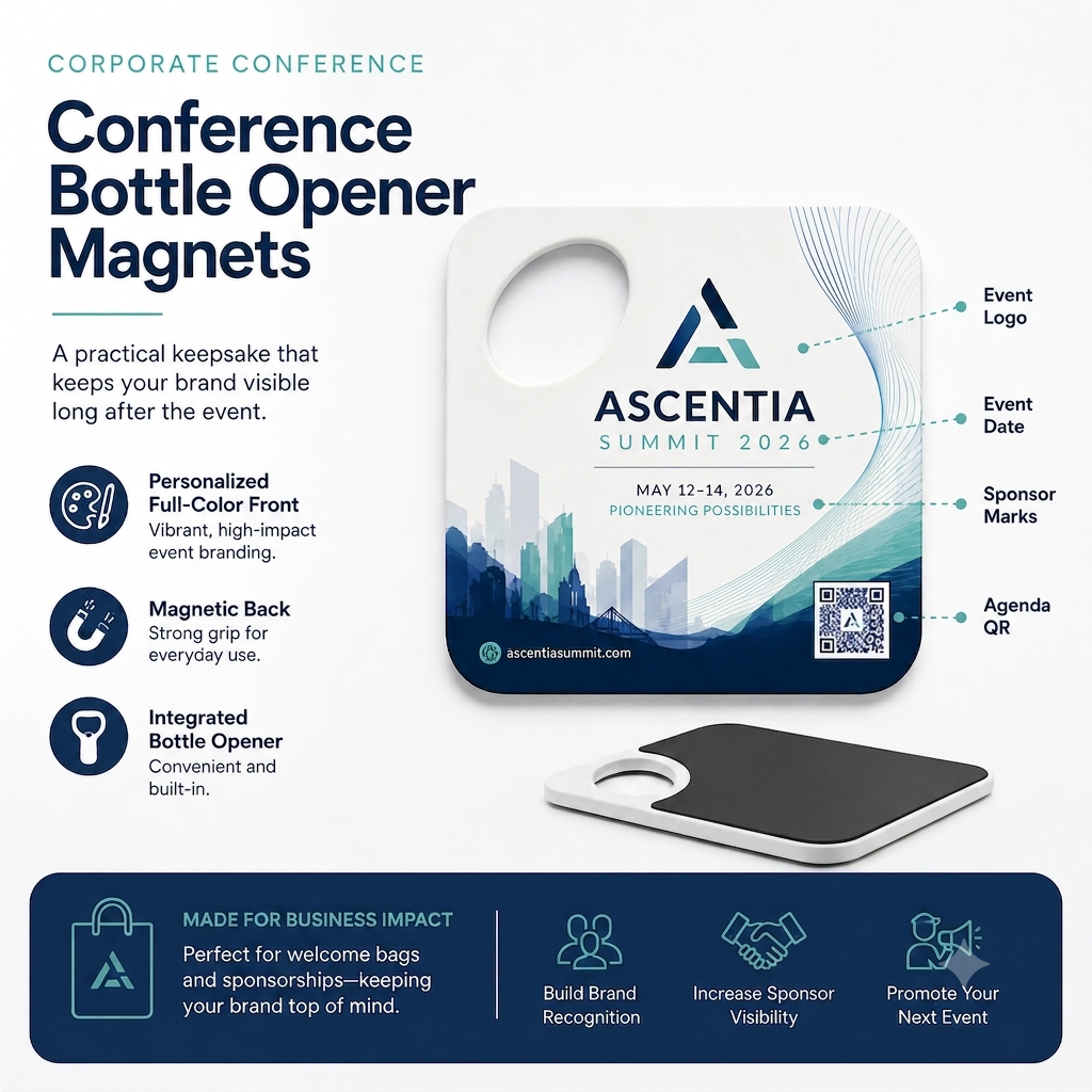 Conference Bottle Opener Magnets