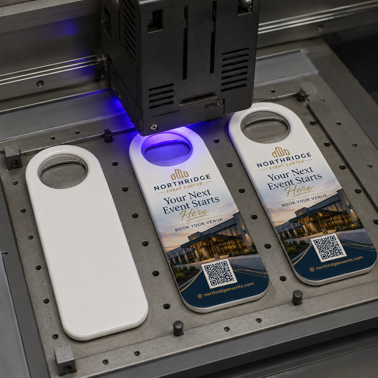 Event Venue Bottle Opener Magnets – UV printing process