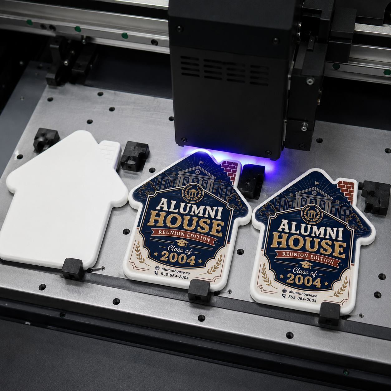Alumni Reunion Bottle Opener Magnets – UV printing process