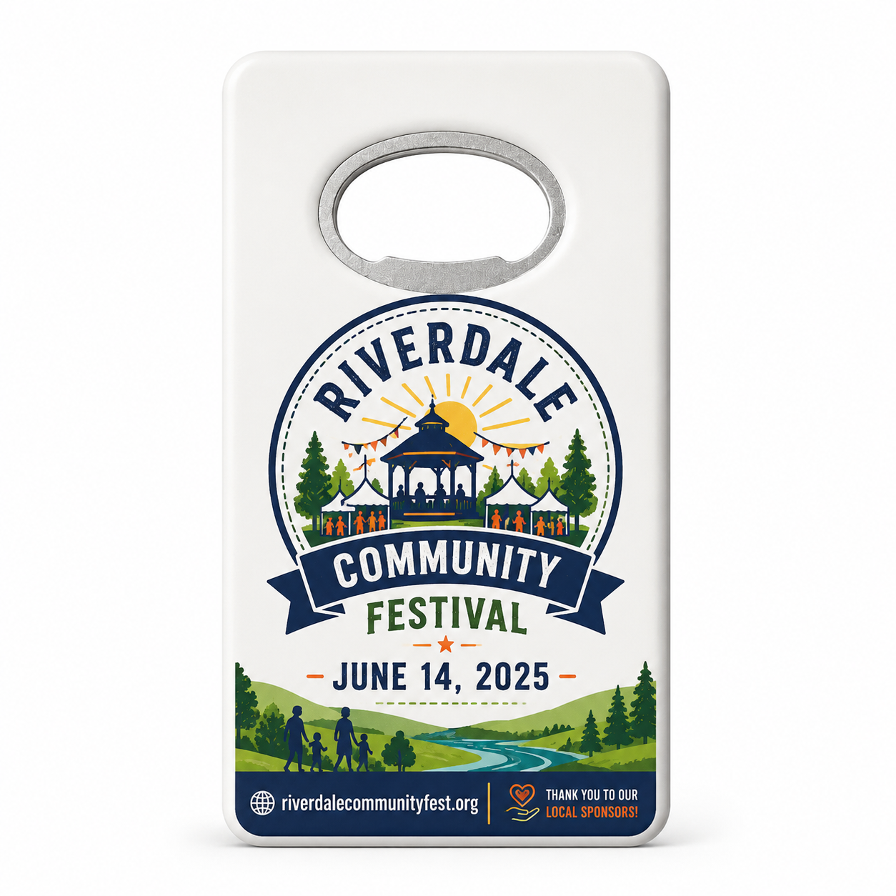 Community Festival Bottle Opener Magnets – main product view